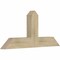 Ekena Millwork Portland Rough Sawn Timber Gable Bracket, Douglas Fir, 48"W x 22"H x 4"D x 6"F, 11/12 Pitch GBW048X22X0406POR00RDF - alternate 5